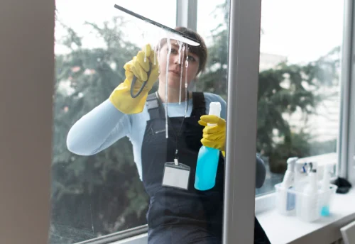 Nettoyage de vitres intérieures et extérieures à Santilly